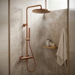 aquanello-eternal-thermostatic-shower-column-copper-30cm